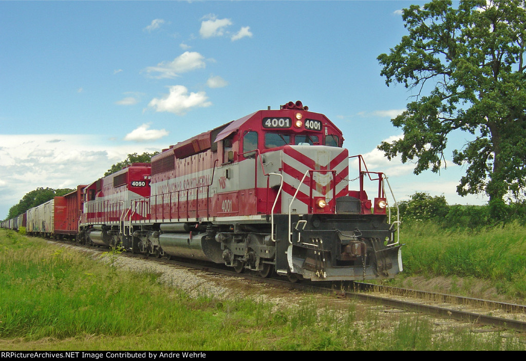 WSOR 4001 leads a MAJ near Hammond Road